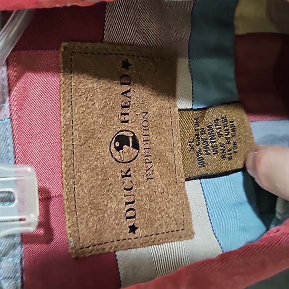 Duck Head Expedition Men's Button-Down Plaid Shirt - Picture 2 of 4